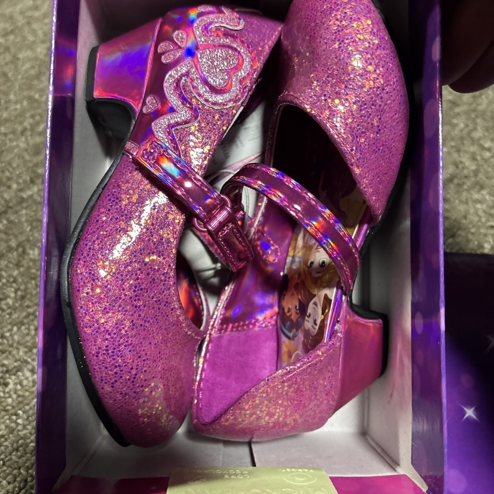 Disney Toddler Girls Disney Princess Maryjane Dress Pumps Shoes Purple Size 8